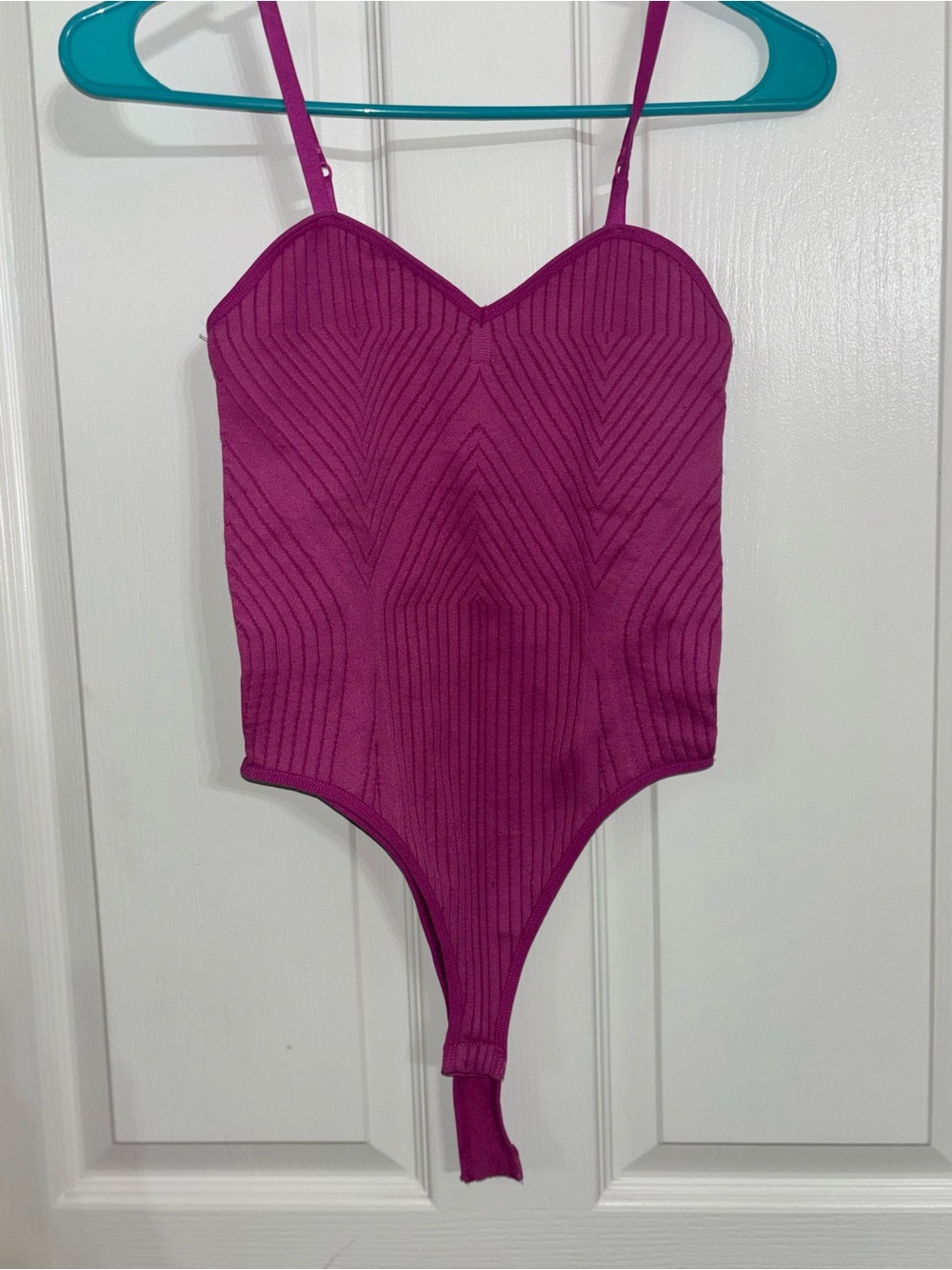 Gypsy + Jade Sweetheart Ribbed Bodysuit Women’s XS/S - NWOT 🔥